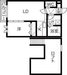 Chaton高畑の物件間取画像